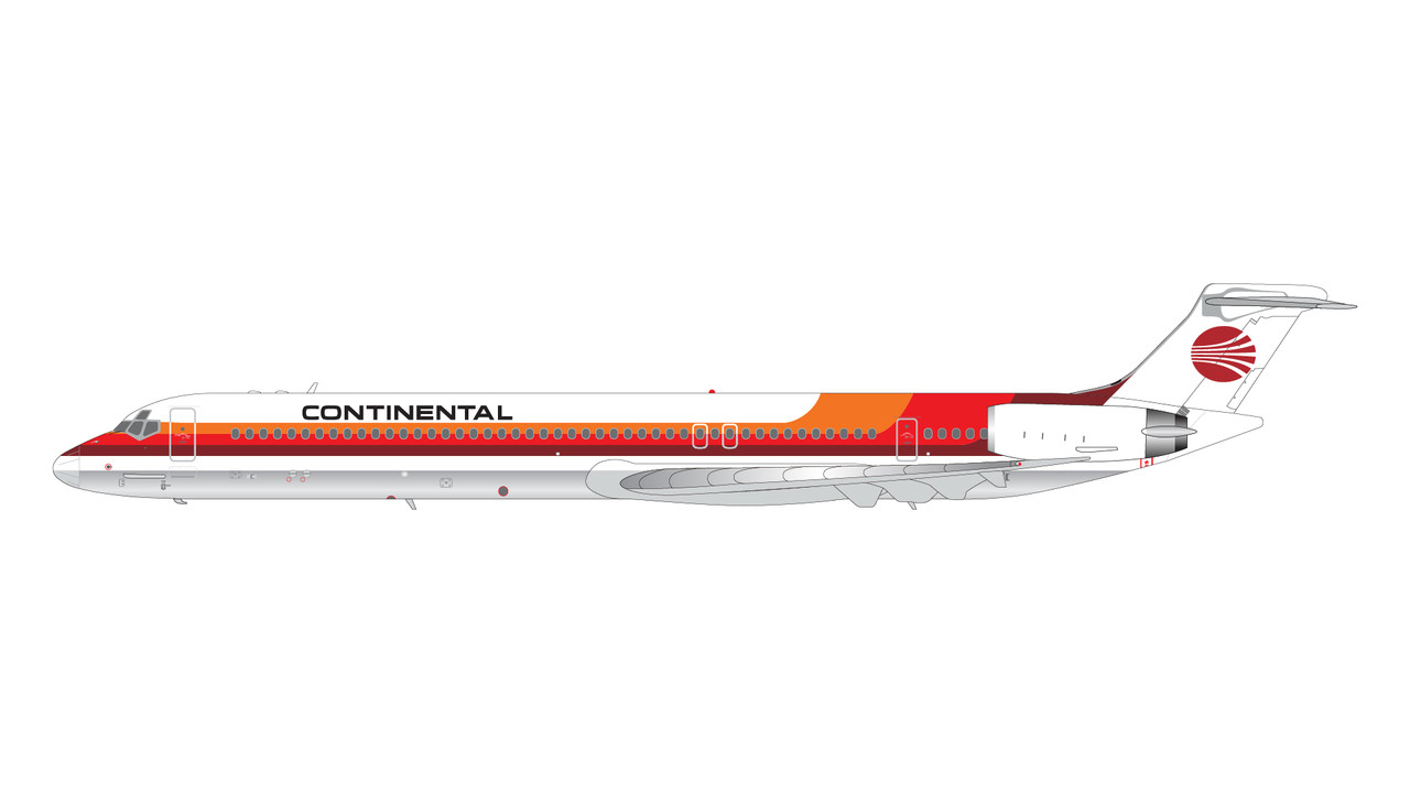 Gemini200 Continental Airlines MD-80 N859HA Frontier hybrid