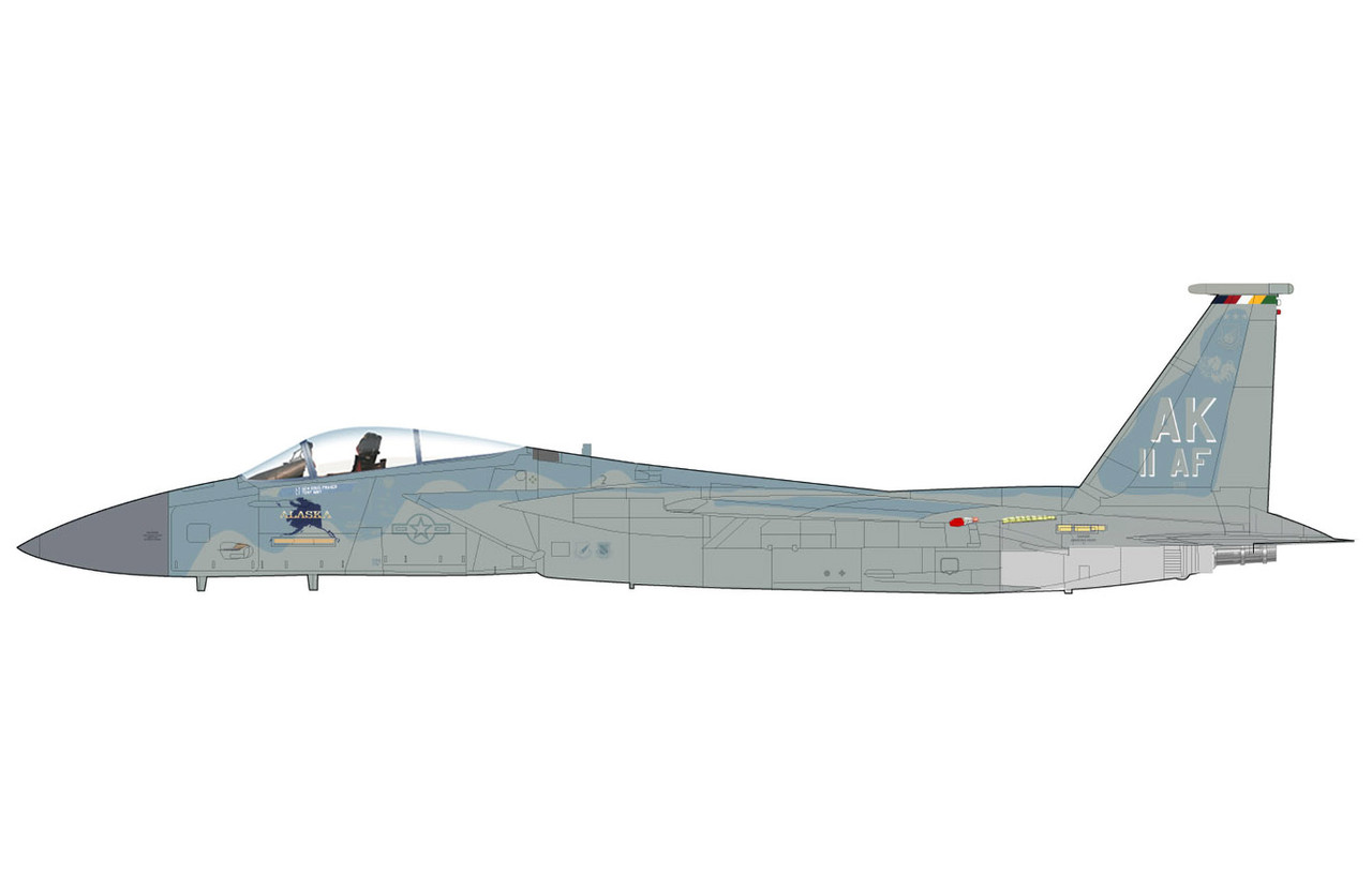 Hobby Master F-15C Eagle 85-0111, 11th AF, Elmendorf AFB, Alaska