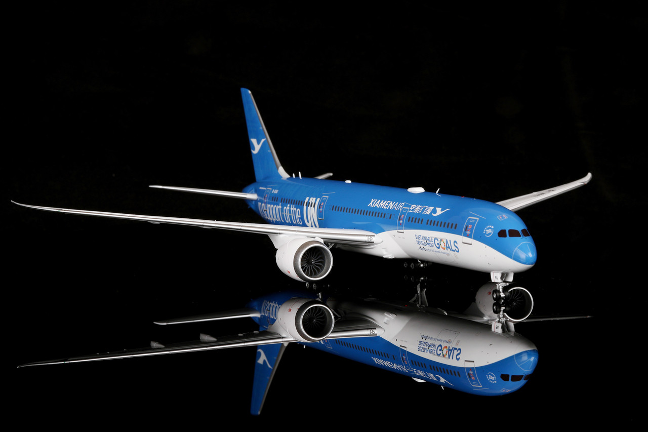 SQ Wings Xiamen Airlines Boeing 787-9 B-1356 United Nations GOAL