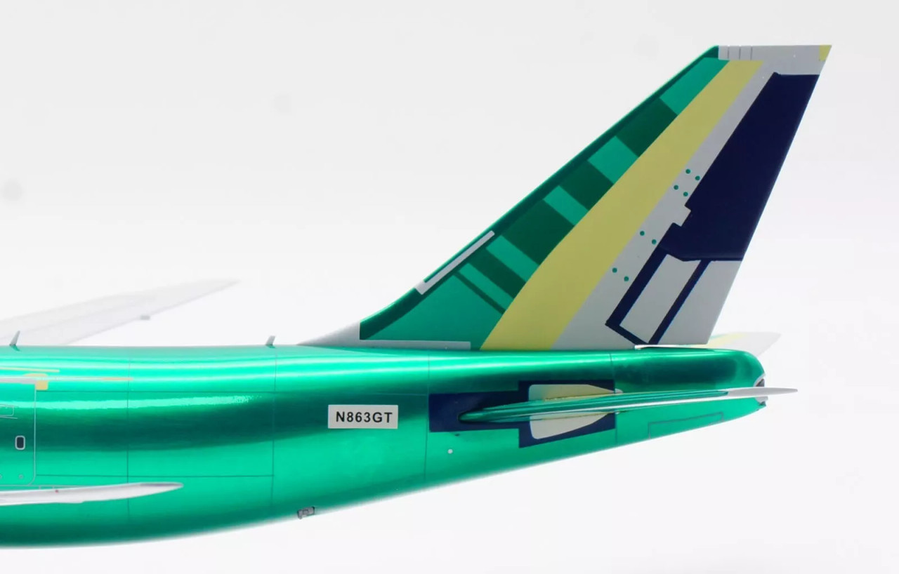 SQ Wings Assembly Colors Boeing 747-8F N863GT Flaps Down