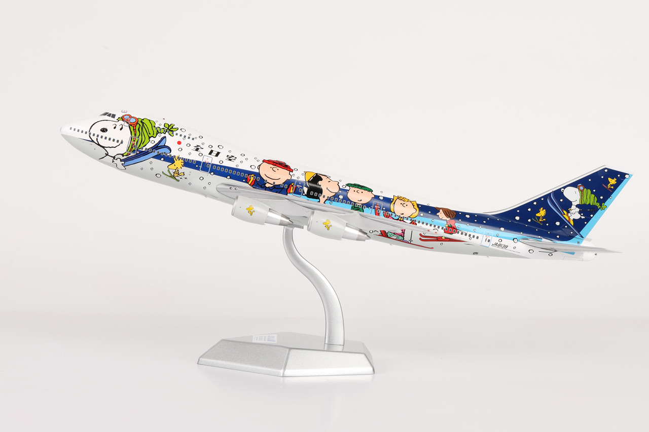 1/400 B747-400D スヌーピー ANA 全日空 SNOOPY スヌーピージェット☆1/400 B747-400D☆JA8139 1