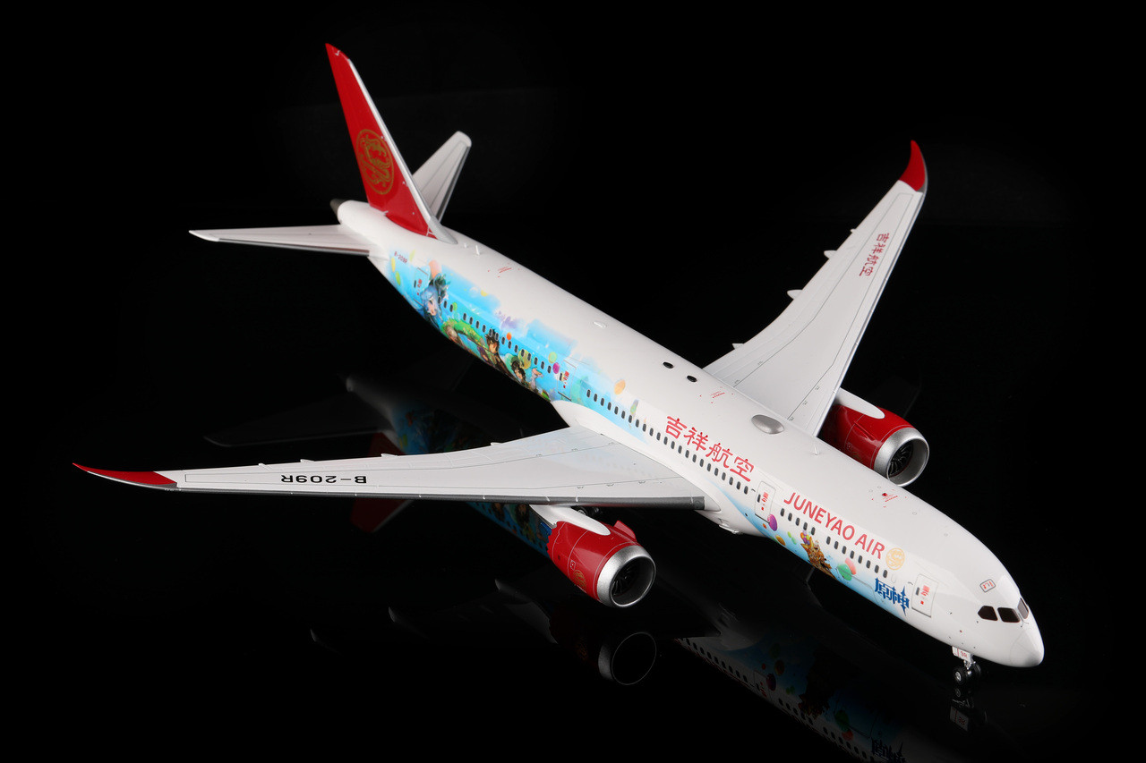 SQ Wings 1:200 吉祥航空 B787-9 B-209R 原神 SQ Wings Juneyao Airlines Boeing 787-9 B-209R ”Genshin