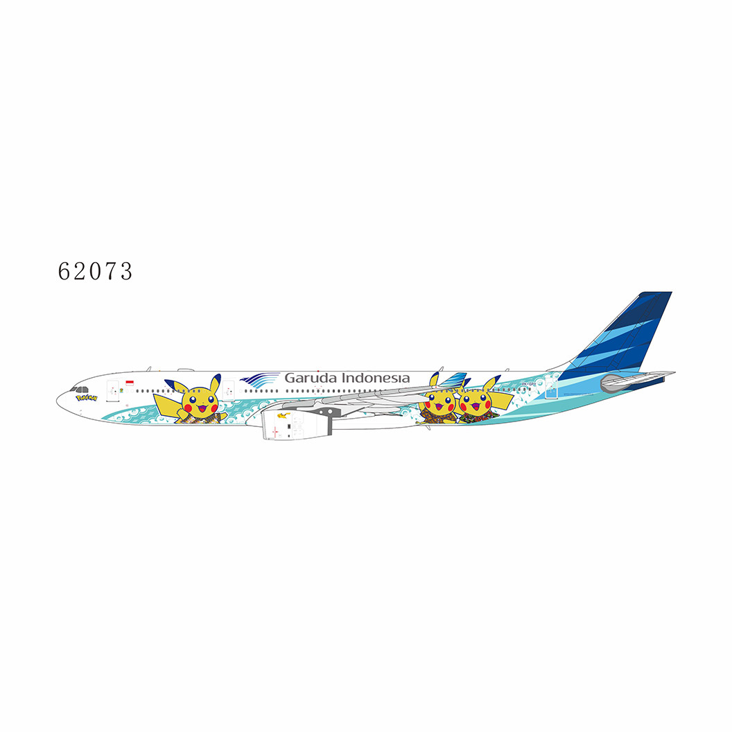 NG Model Garuda Indonesia A330-300 PK-GPY Pikachu Jet GA-2 62073 1:400