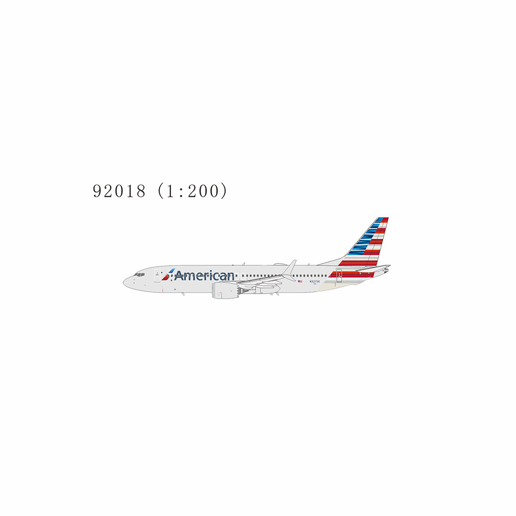 NG Model American Airlines 737 MAX 8 N327SK 92018 1:200
