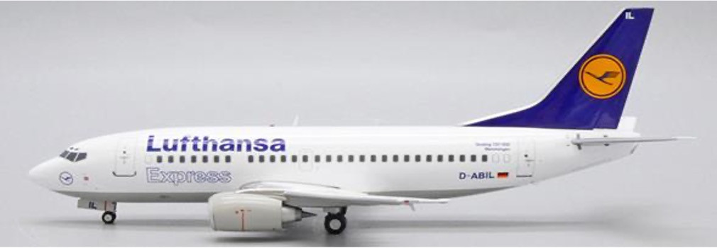 JC Wings Lufthansa Boeing 737-500 D-ABJI Diecast Model - 1/200 Scale Pre-Built Aircraft