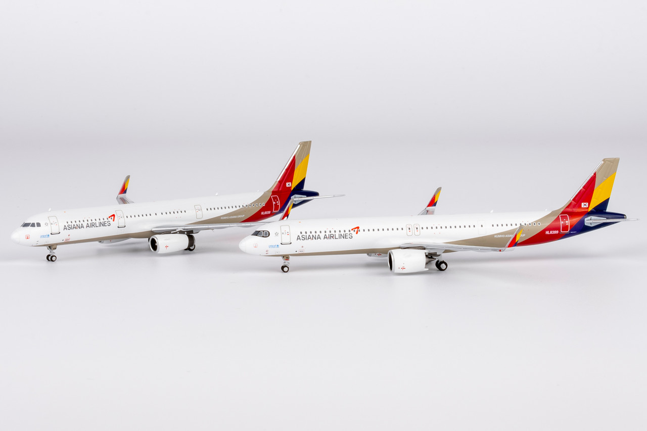 NG Model Asiana Airlines Airbus A321 HL8038 13126 Scale 1:400