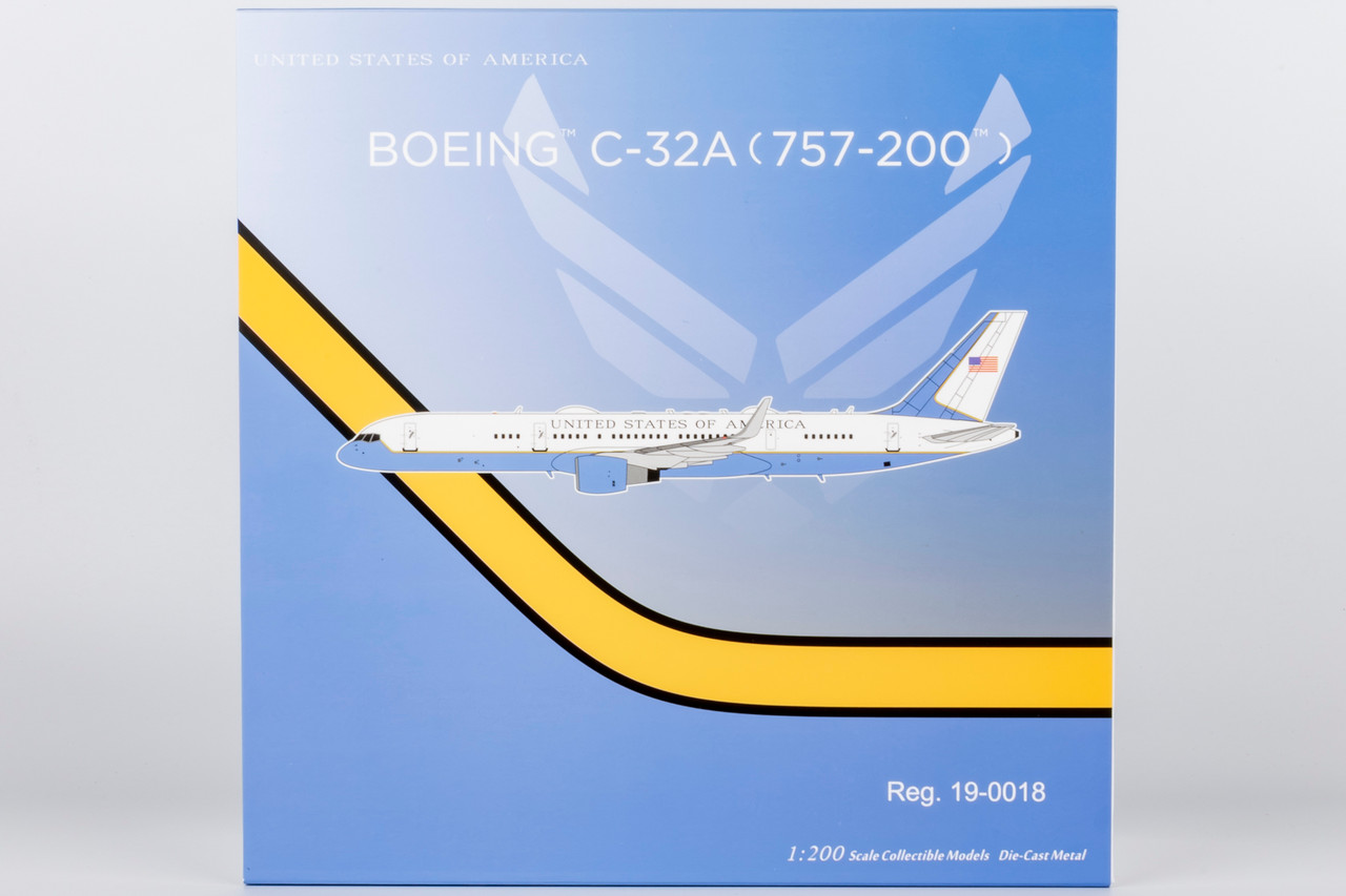 NG Model U.S. Air Force C-32A (757-200) 19-0018 42042 Scale 1:200