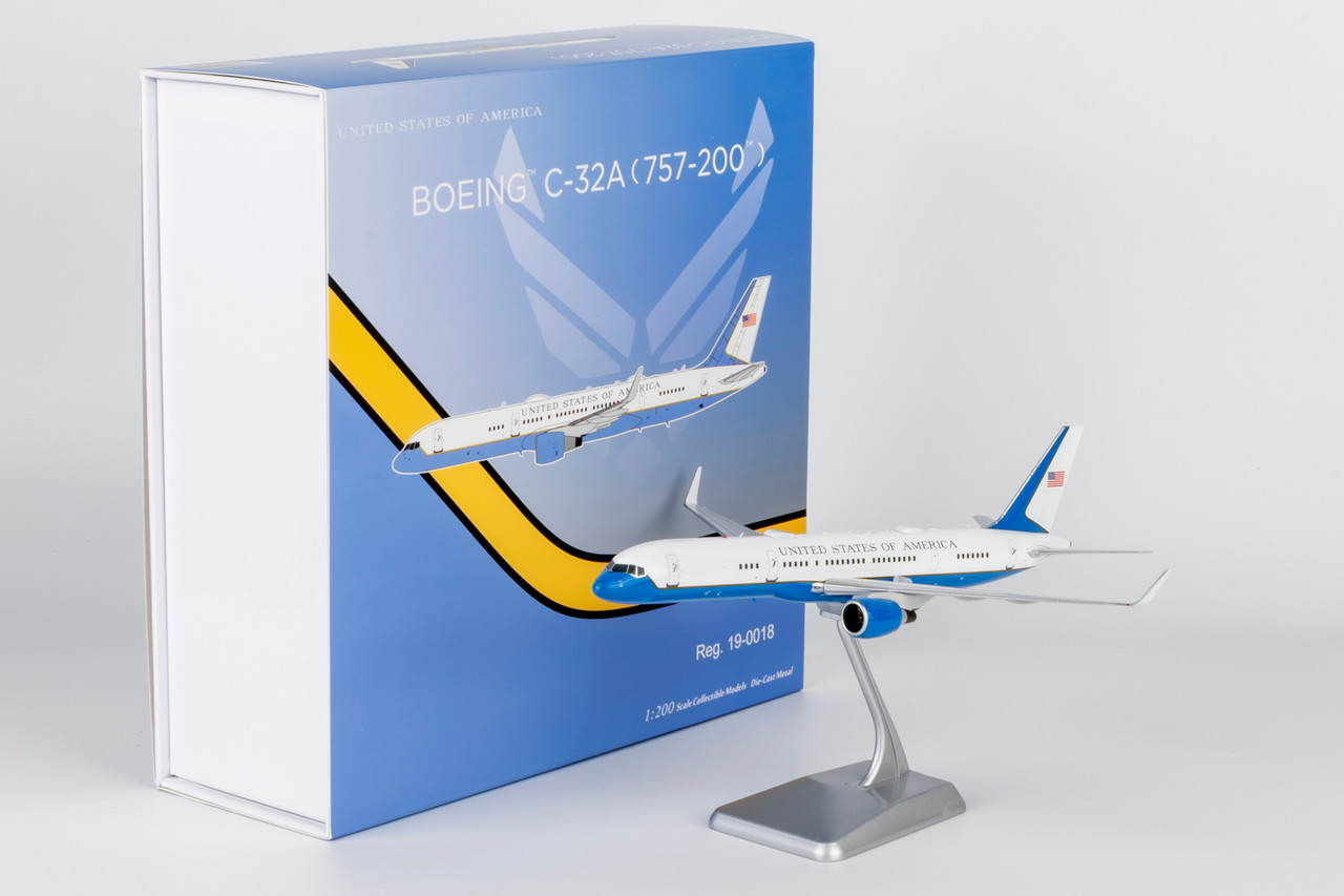 NG Model U.S. Air Force C-32A (757-200) 19-0018 42042 Scale 1:200