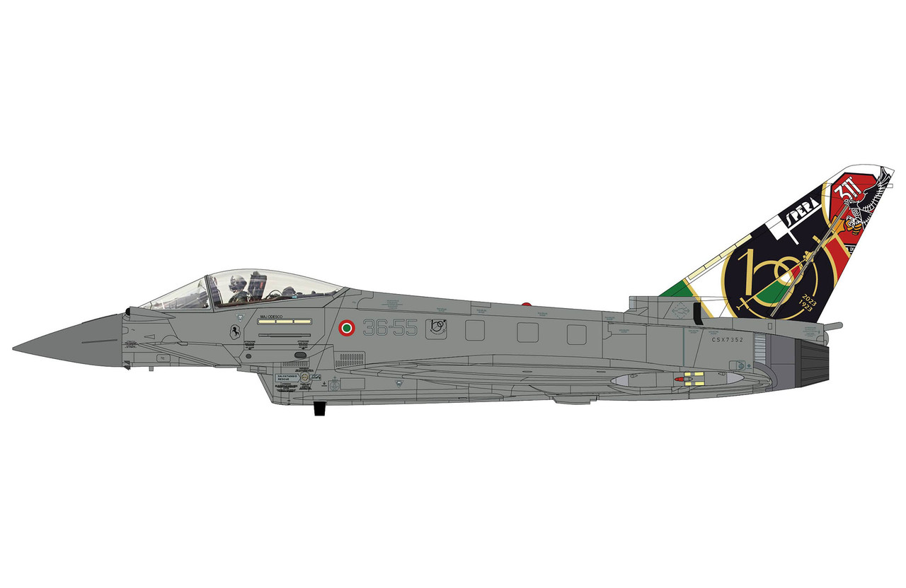 Hobby Master Italian Air Force Eurofighter Typhoon HA6630 Scale 1:72