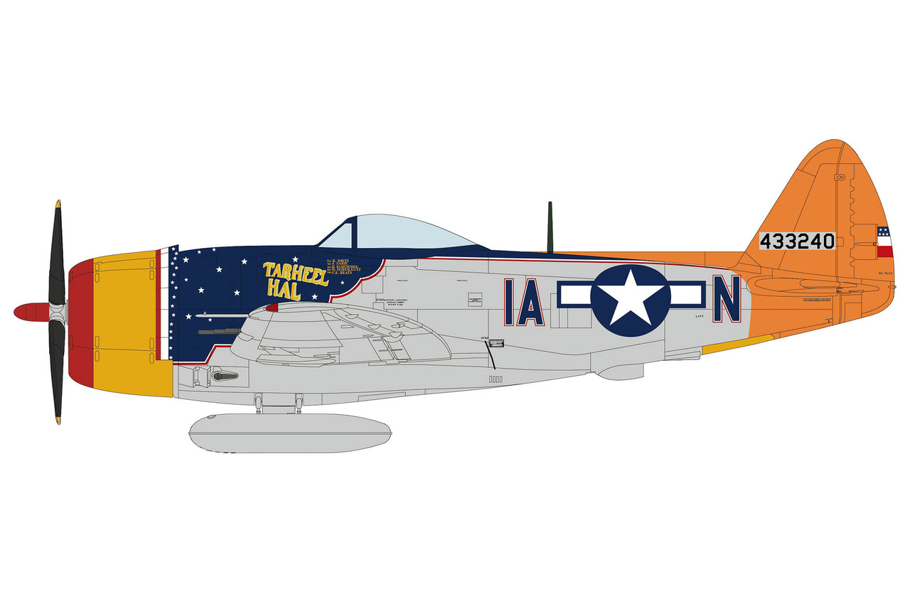 Hobby Master U.S. Army Air Forces P-47 HA8414 Scale 1:48