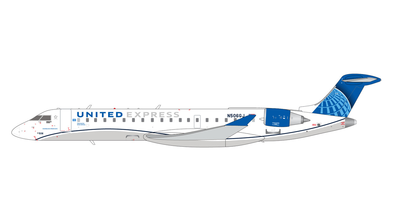 1/200 Gemini200ボンバルディア CRJ550 ユナイテッド航空 Gemini200 United Express CRJ550 N506GJ G2UAL1405 Scale 1:200
