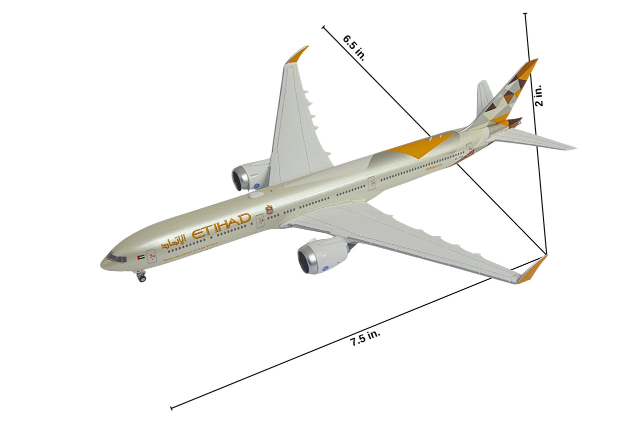 Gemini Jets Etihad Airways B777-9 A6-FAA GJETD2277 Scale 1:400