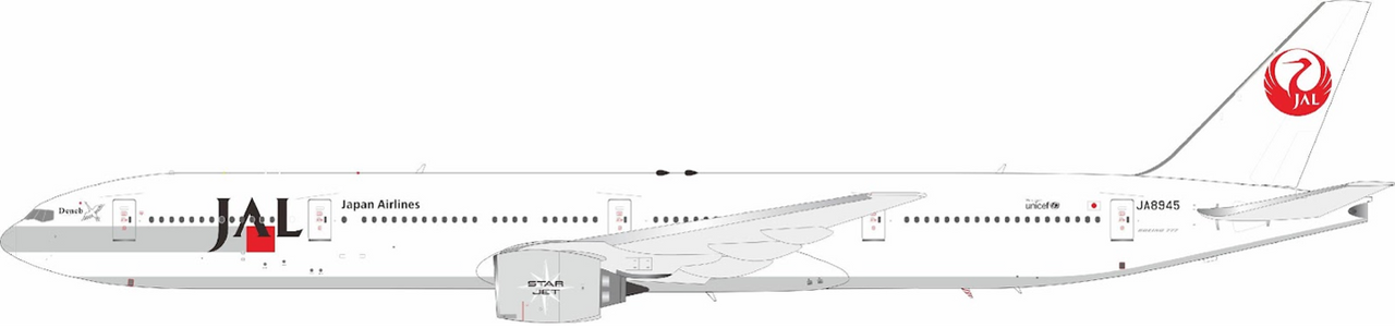 B-Models Japan Airlines Boeing 777-300 Reg: JA8945 B-773-JAL-945