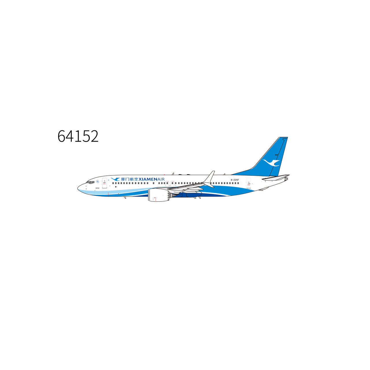 NG Models Xiamen Airlines 737 MAX 8 Reg: B-225F Xiamen Airlines' first ...