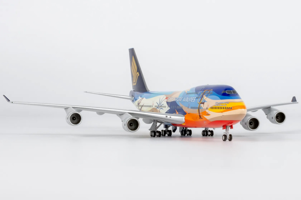 NG Models Singapore Airlines 747-400 Reg: 9V-SPL Tropical livery