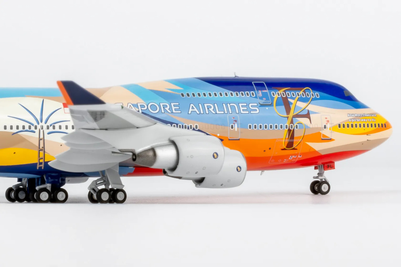NG Models Singapore Airlines 747-400 Reg: 9V-SPL Tropical livery