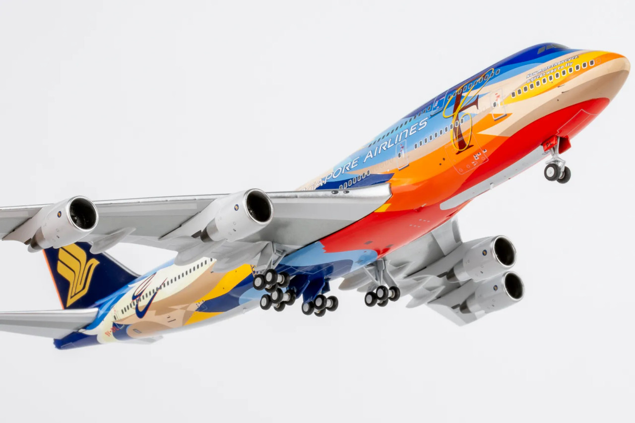 NG Models Singapore Airlines 747-400 Reg: 9V-SPL Tropical livery