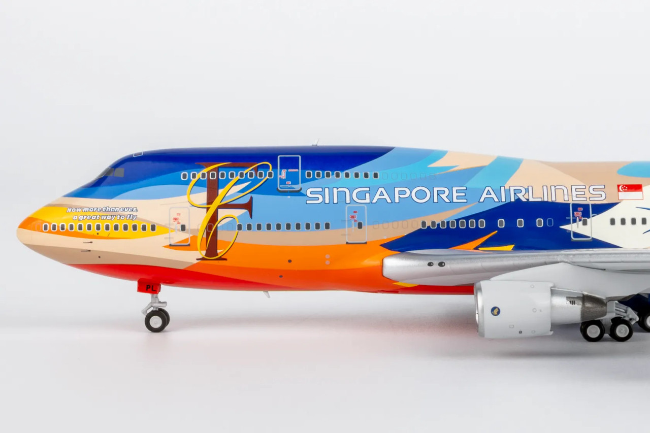 NG Models Singapore Airlines 747-400 Reg: 9V-SPL Tropical livery