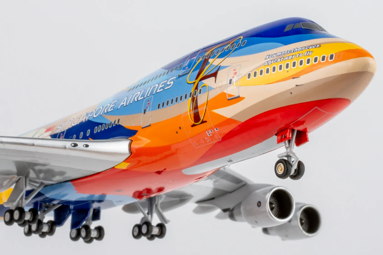 NG Models Singapore Airlines 747-400 Reg: 9V-SPK Tropical livery