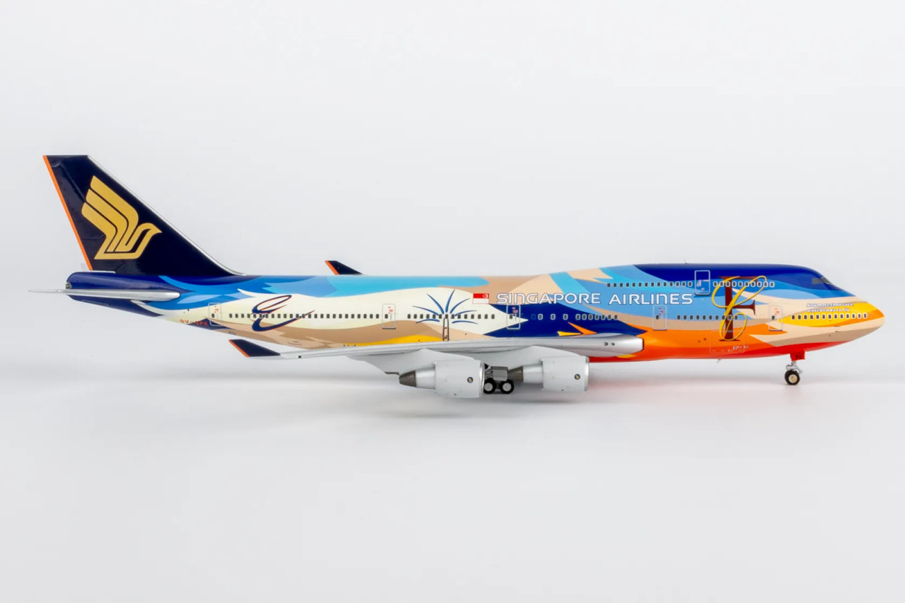 NG Models Singapore Airlines 747-400 Reg: 9V-SPK Tropical livery