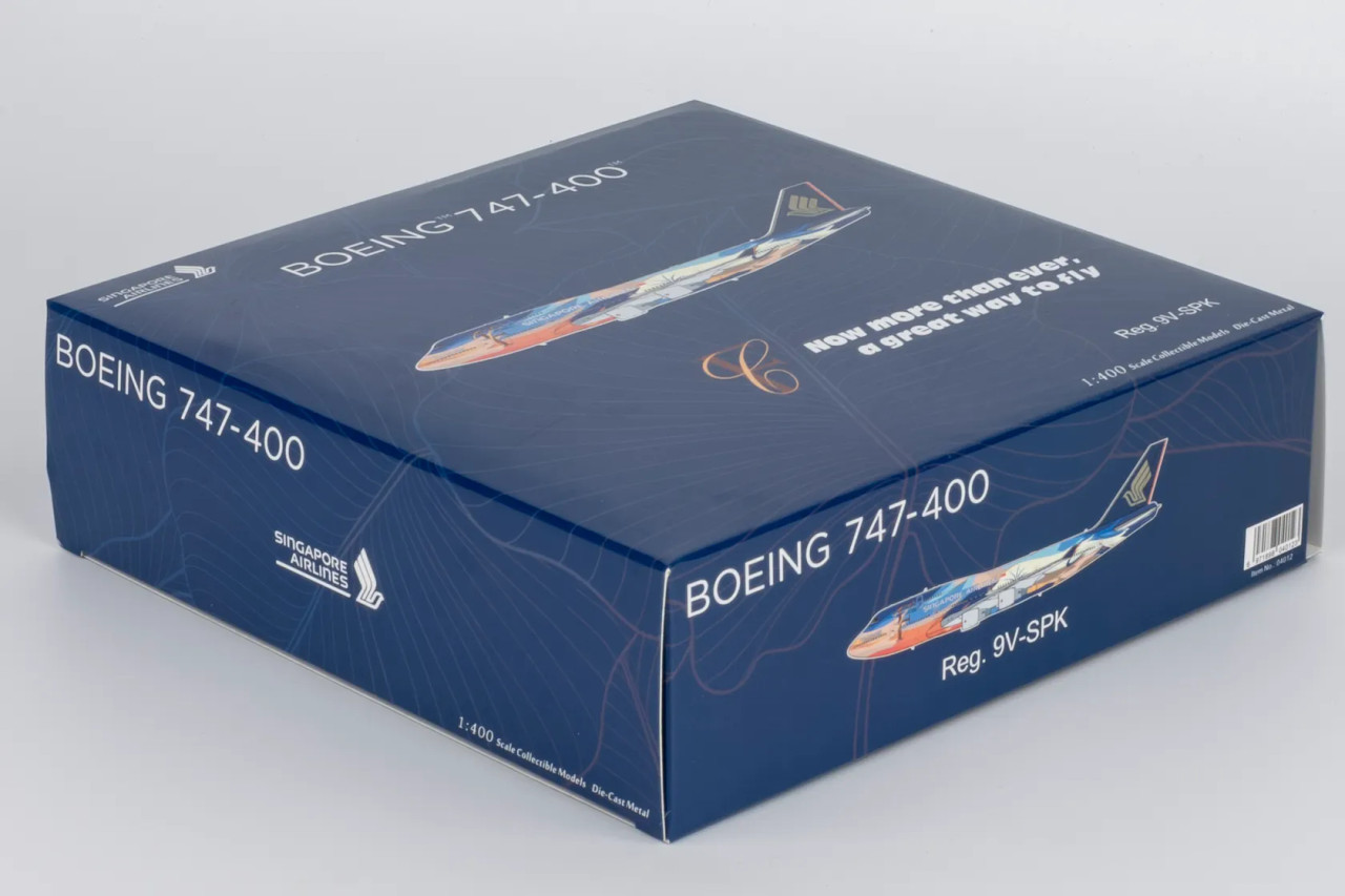 NG Models Singapore Airlines 747-400 Reg: 9V-SPK Tropical livery