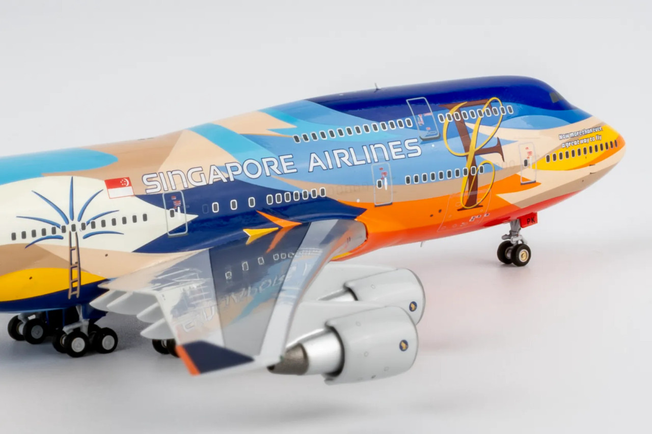NG Models Singapore Airlines 747-400 Reg: 9V-SPK Tropical livery