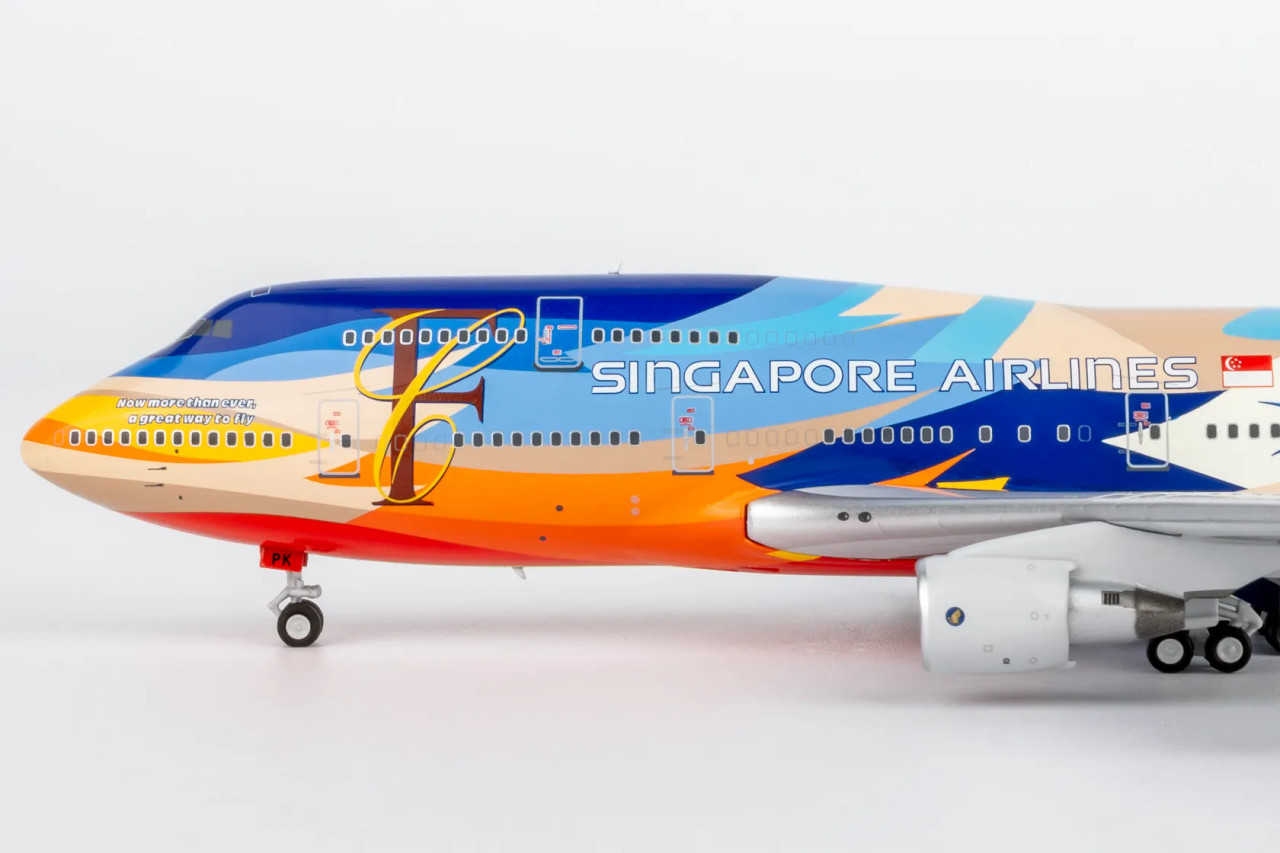 NG Models Singapore Airlines 747-400 Reg: 9V-SPK Tropical livery