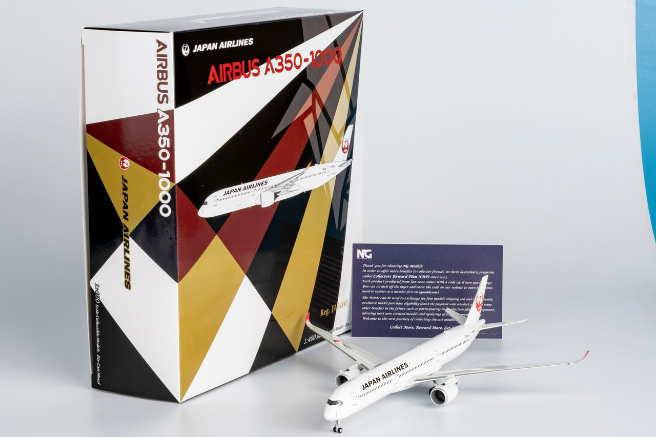 NG Models Japan Airlines (JAL) A350-1000 Reg: JA04WJ 57016 Scale 1:400
