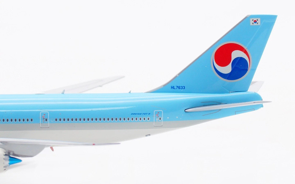 HX Models Korean Air Boeing B747-8 HL7633 Standard Version B631201