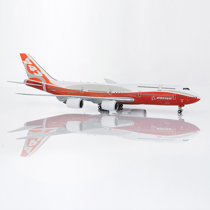 HX Models Boeing Company B747-8 Red 