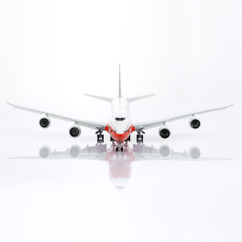 HX Models Boeing Company B747-8 Red 