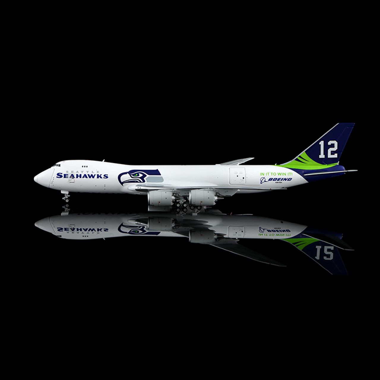 HX Models Boeing Company B747-8F Interactive Series N841BA