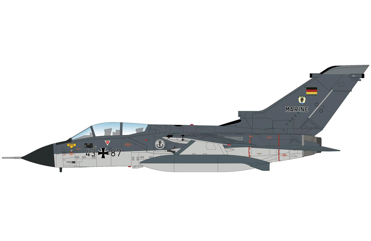 d*a様 emulation UNITED ARROWS AIR UNIT Ja Hobby Master Tornado IDS MFG 43+87, MFG2, Eggebek, Germany, 1996