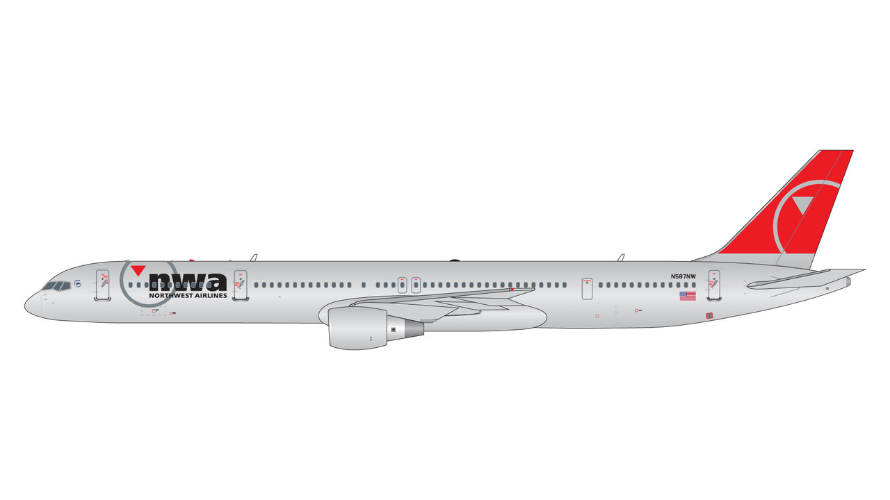 Pre Order Northwest Diecast Gemini Jets Northwest Airlines B757