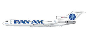 Gemini Jets Pan Am (billboard titles; polished belly) B727-200