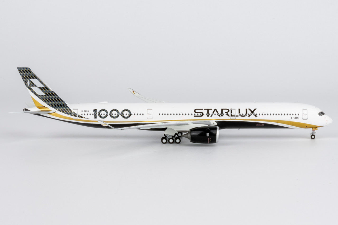 NG Models Starlux Airlines A350-1000 B-58551 Carbon Fiber colors