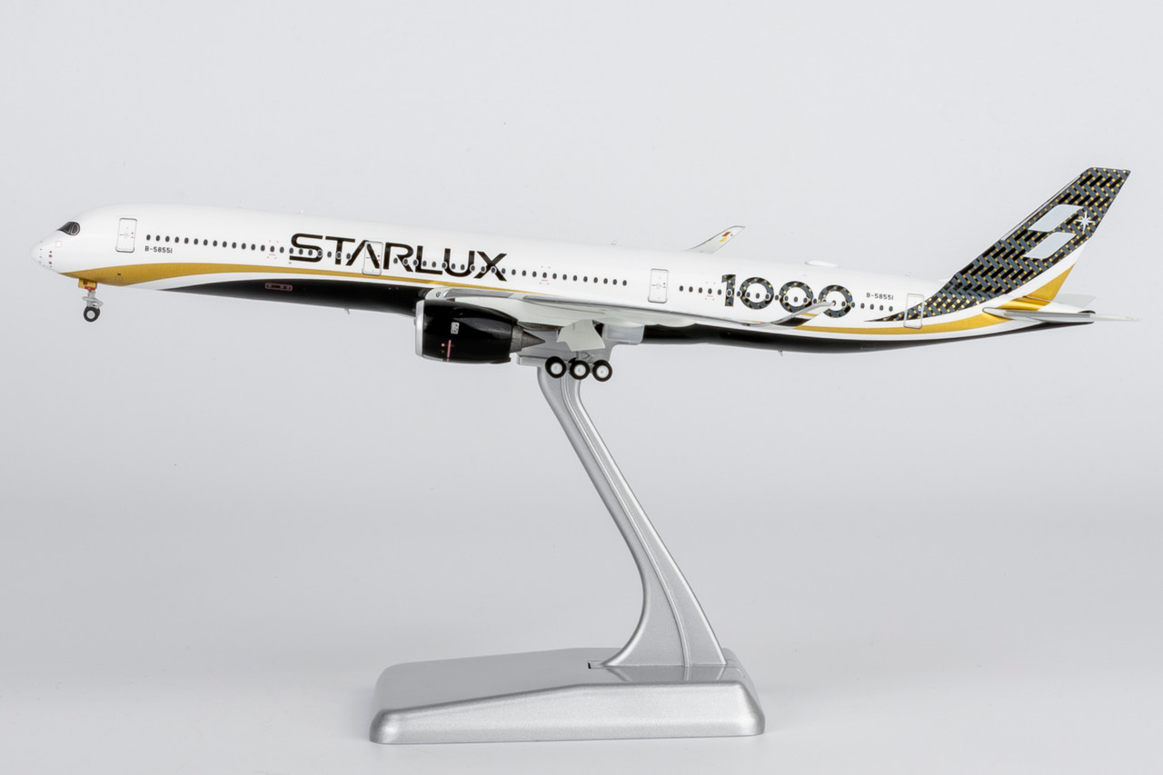 NG Models Starlux Airlines A350-1000 B-58551 Carbon Fiber colors