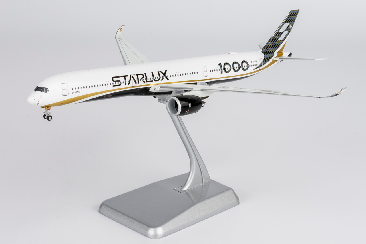 NG Models Starlux Airlines A350-1000 B-58551 Carbon Fiber colors