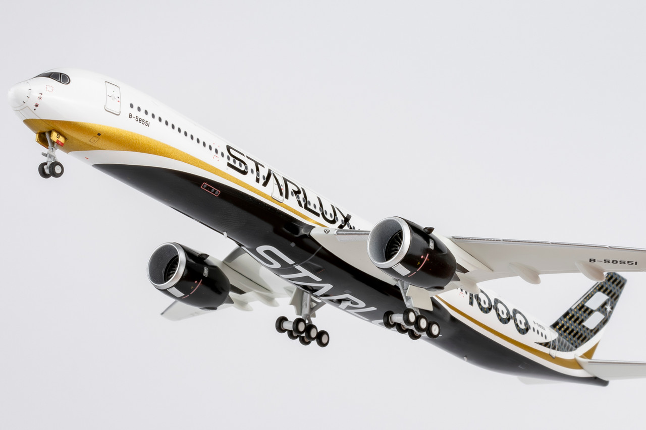 NG Models Starlux Airlines A350-1000 B-58551 Carbon Fiber colors