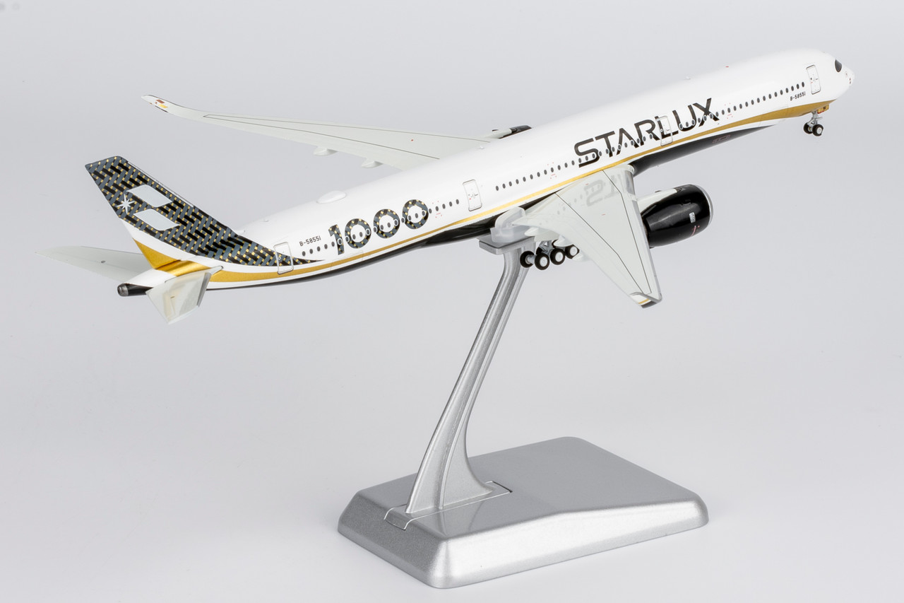NG Models Starlux Airlines A350-1000 B-58551 Carbon Fiber colors