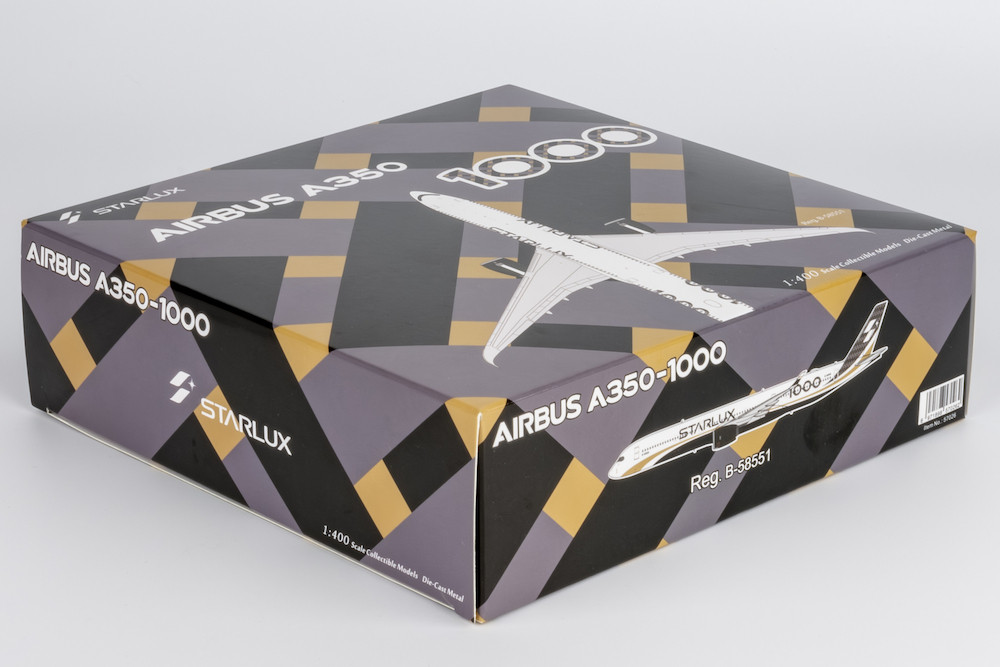 NG Models Starlux Airlines A350-1000 B-58551 Carbon Fiber colors