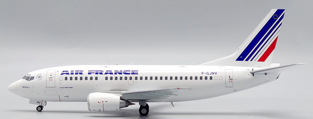 JC Wings Air France Boeing 737-500 Reg: F-GJNV With Stand XX20242 JC Wings Air France Boeing 737-500 Reg: F-GJNV With Stand XX20242