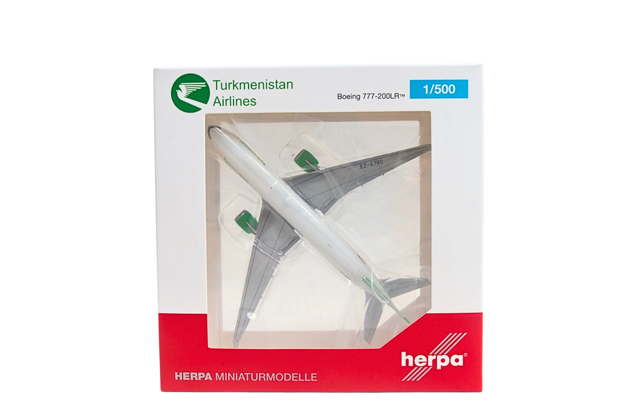 Herpa Wings Turkmenistan Boeing 777-200LR Reg: EZ-A780 HE538558