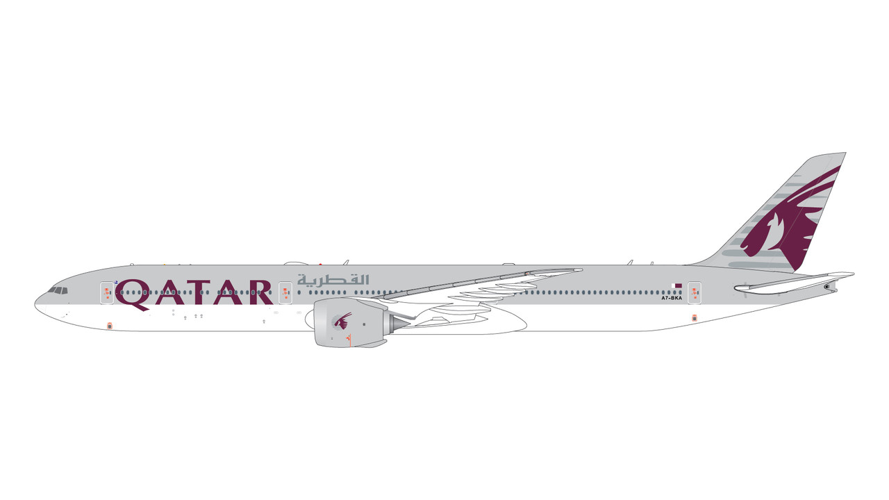 Gemini Jets Qatar Airways B777-9 A7-BKA GJQTR2278 Scale 1:400