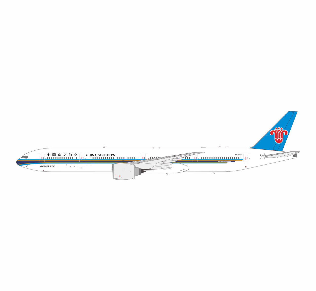 NG Models China Southern Airlines 777-300ER Reg: B-2099 24205