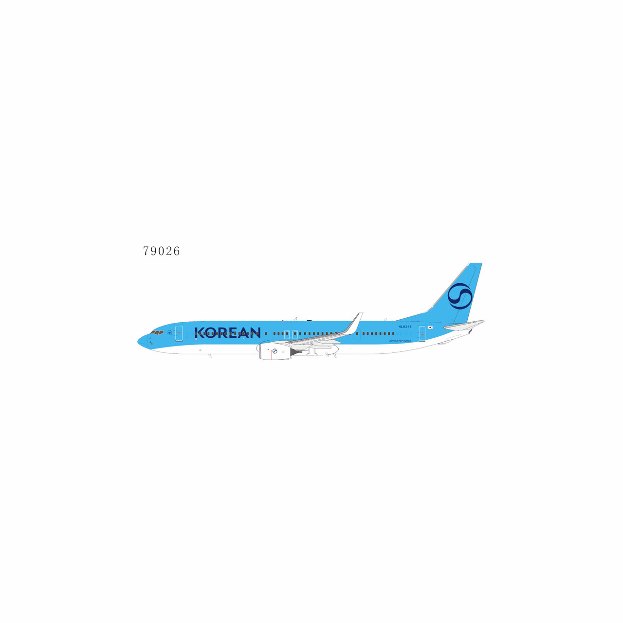 NG Models Korean Air 737-900ER/w Reg: HL8248 Korean Air's first