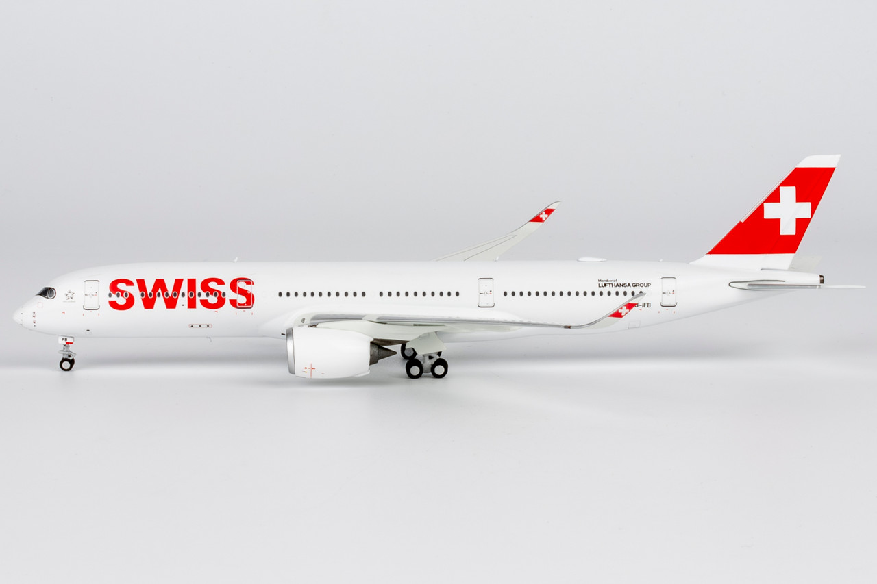 NG Models Swiss A350-900 Reg: HB-IFB ULTIMATE with stand 39125