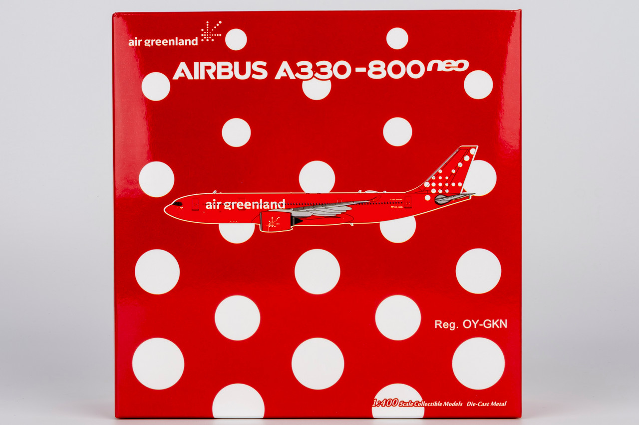 NG Models Air Greenland A330-800 Reg: OY-GKN 67004 Scale 1:400
