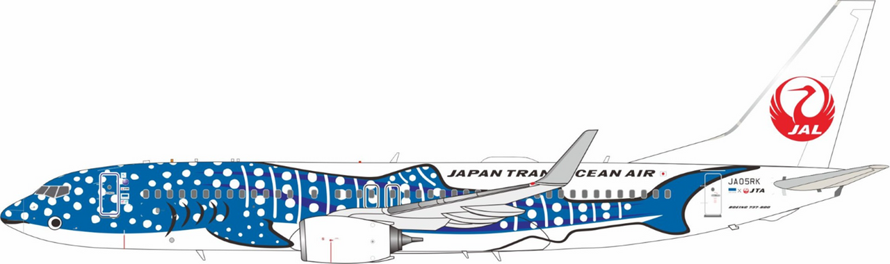 B-Models Japan Transocean Air (Jinbei Jet Livery) JA05RK with