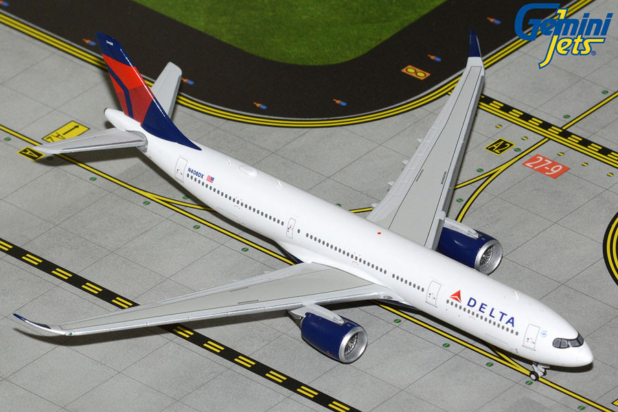 Gemini Jets Delta Air Lines A330-900 Reg: N408DX GJDAL2374 Scale 1:400